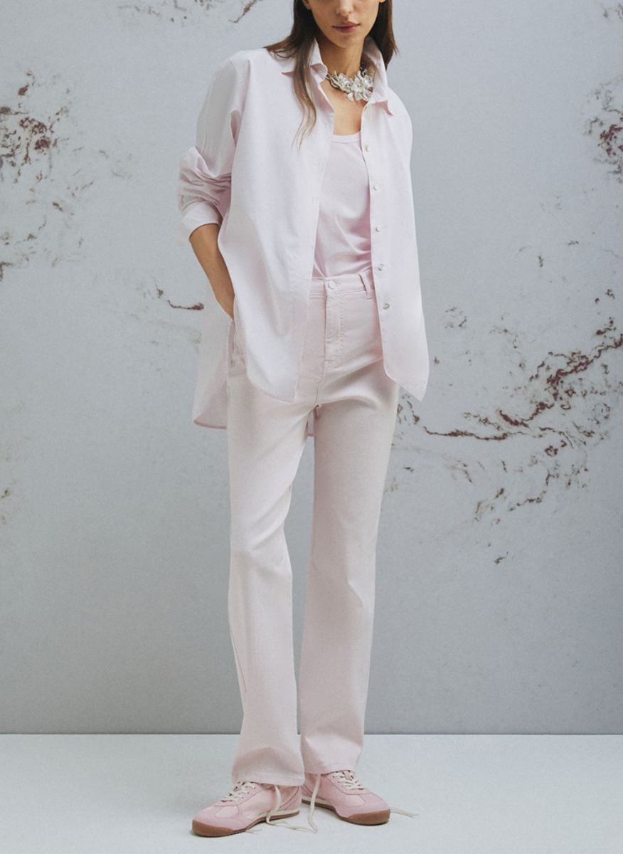 Marella Monochrome Mlmpepato cotton poplin shirt