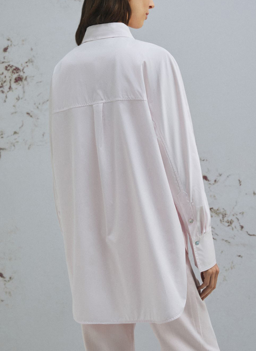 Marella Monochrome Mlmpepato cotton poplin shirt