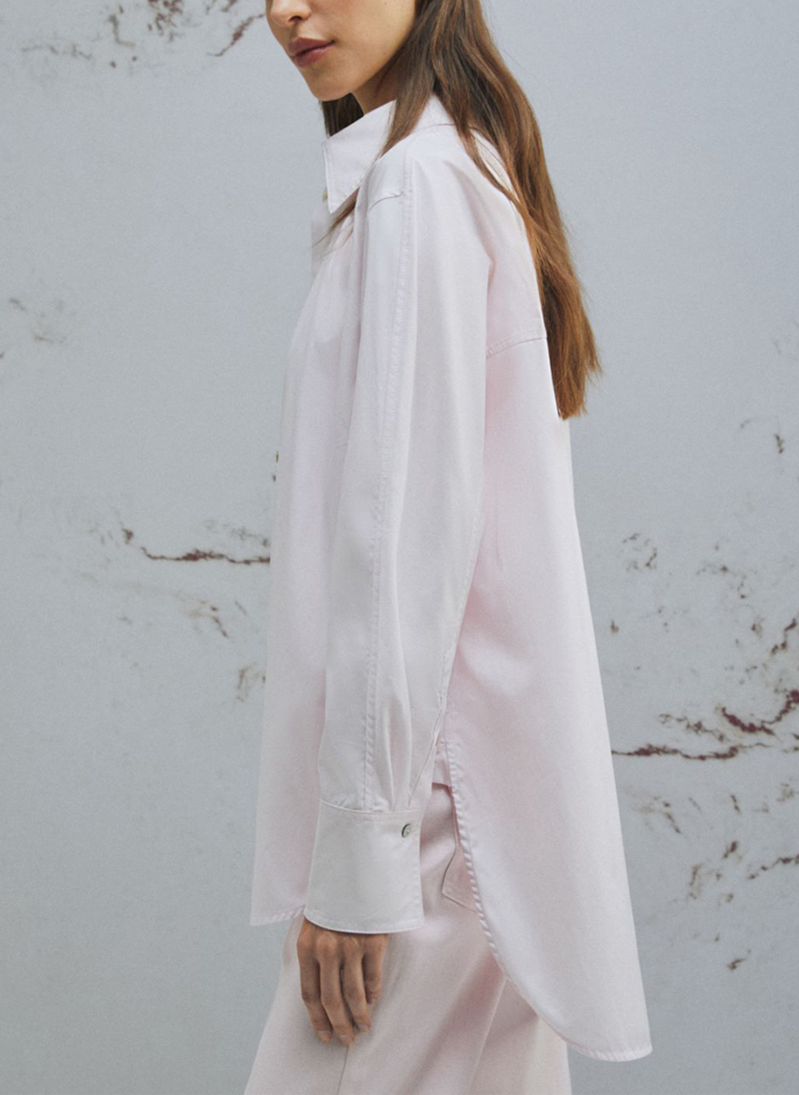 Marella Monochrome Mlmpepato cotton poplin shirt