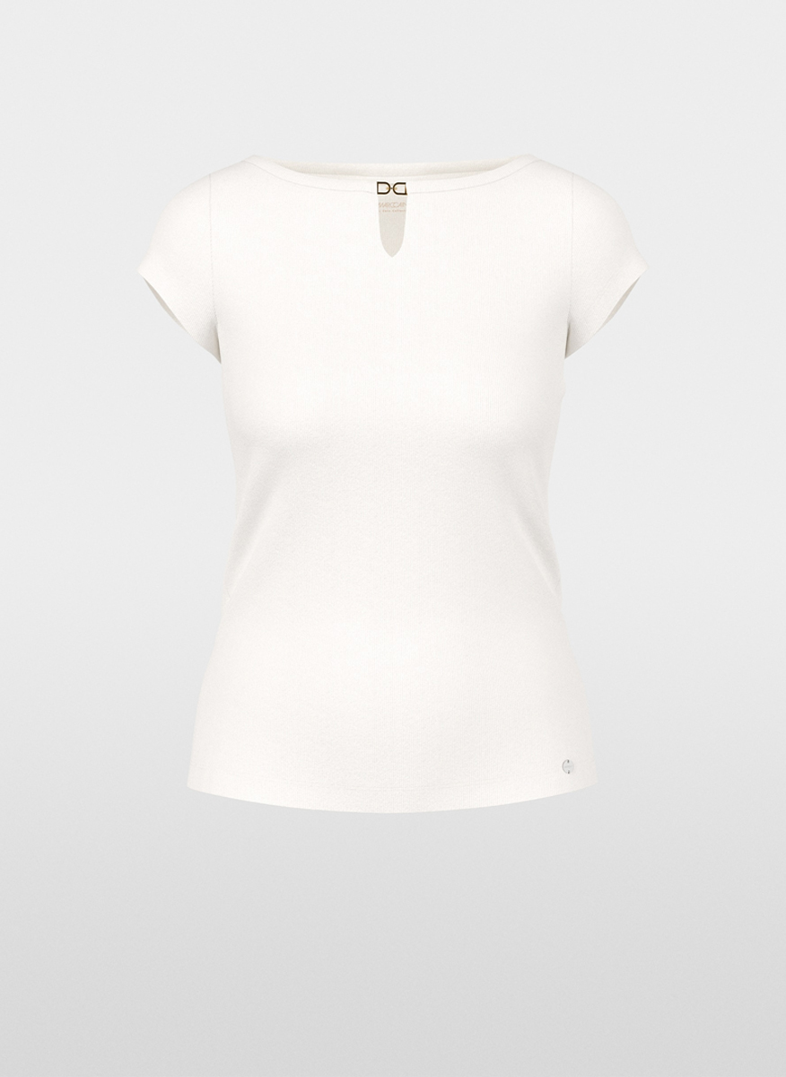 Рипсена блуза с 'shiny' детайл Marc Cain Collections
