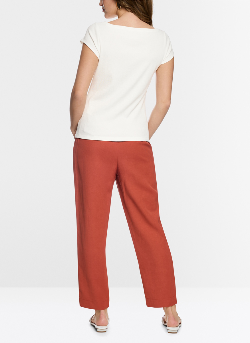 Рипсена блуза с 'shiny' детайл Marc Cain Collections