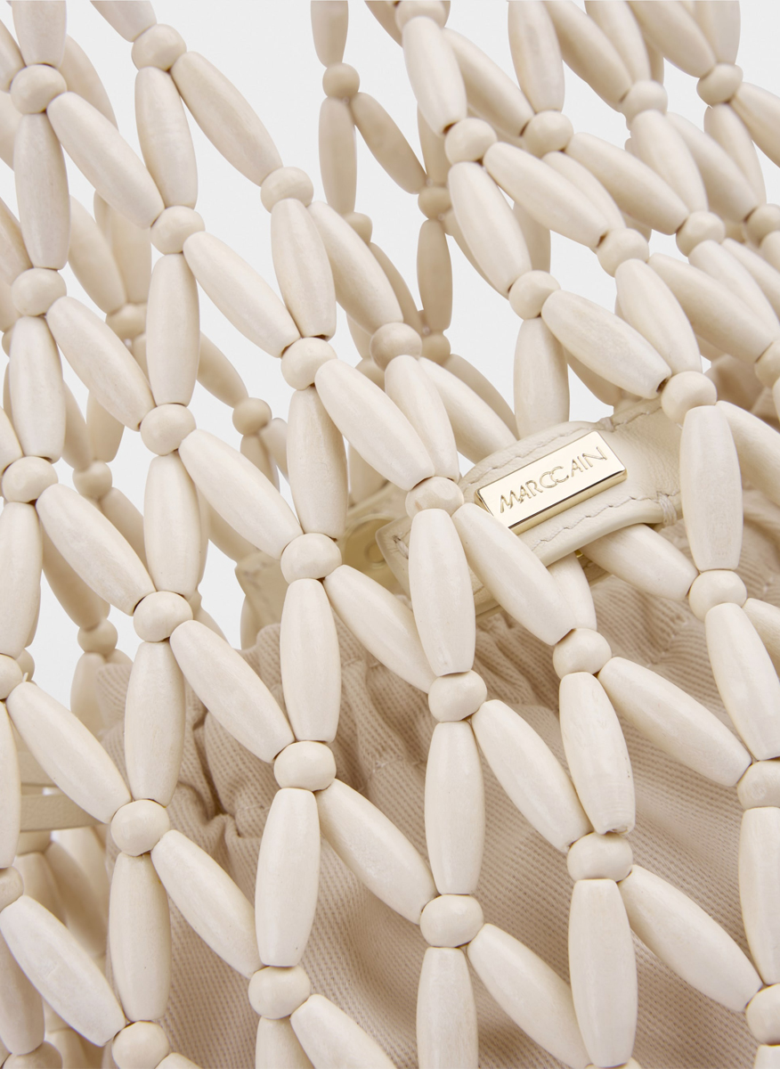Marc Cain Collections bucket bag from beads