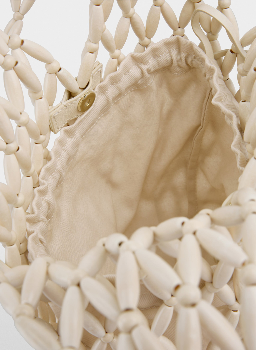 Marc Cain Collections bucket bag from beads