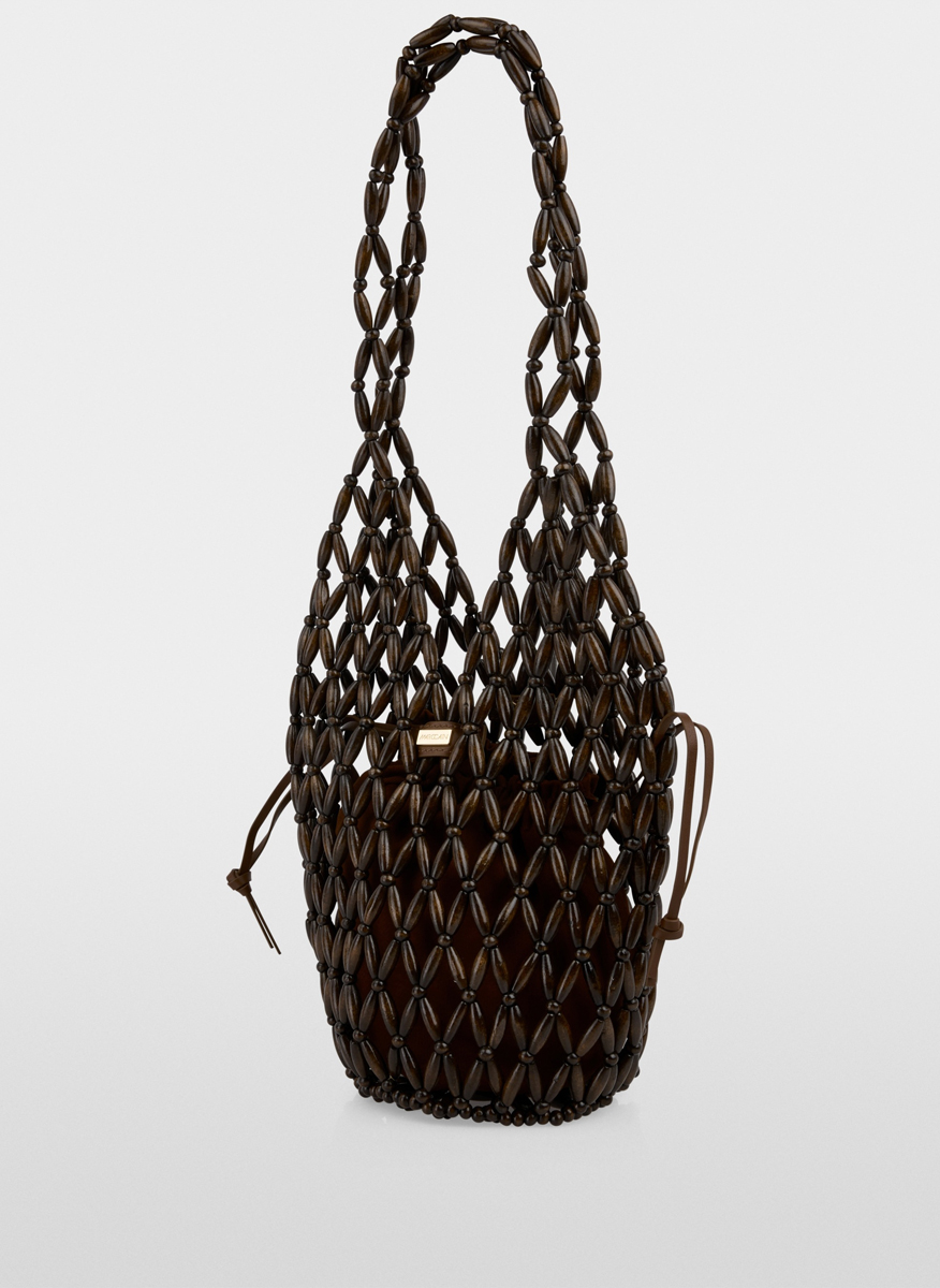 Marc Cain Collections bucket bag from beads