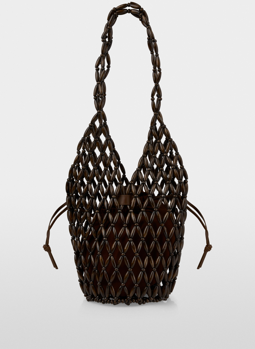 Marc Cain Collections bucket bag from beads