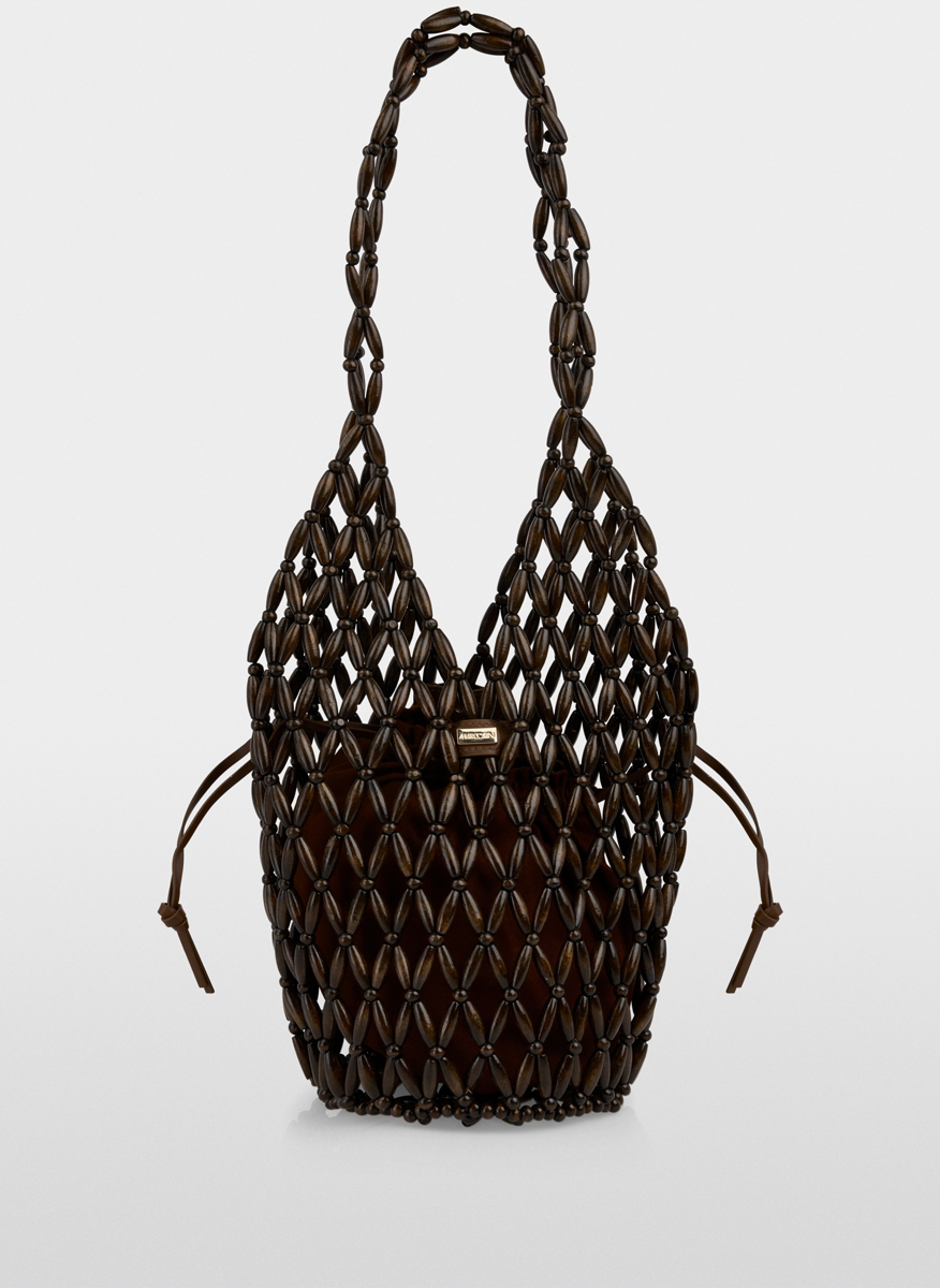 Marc Cain Collections bucket bag from beads