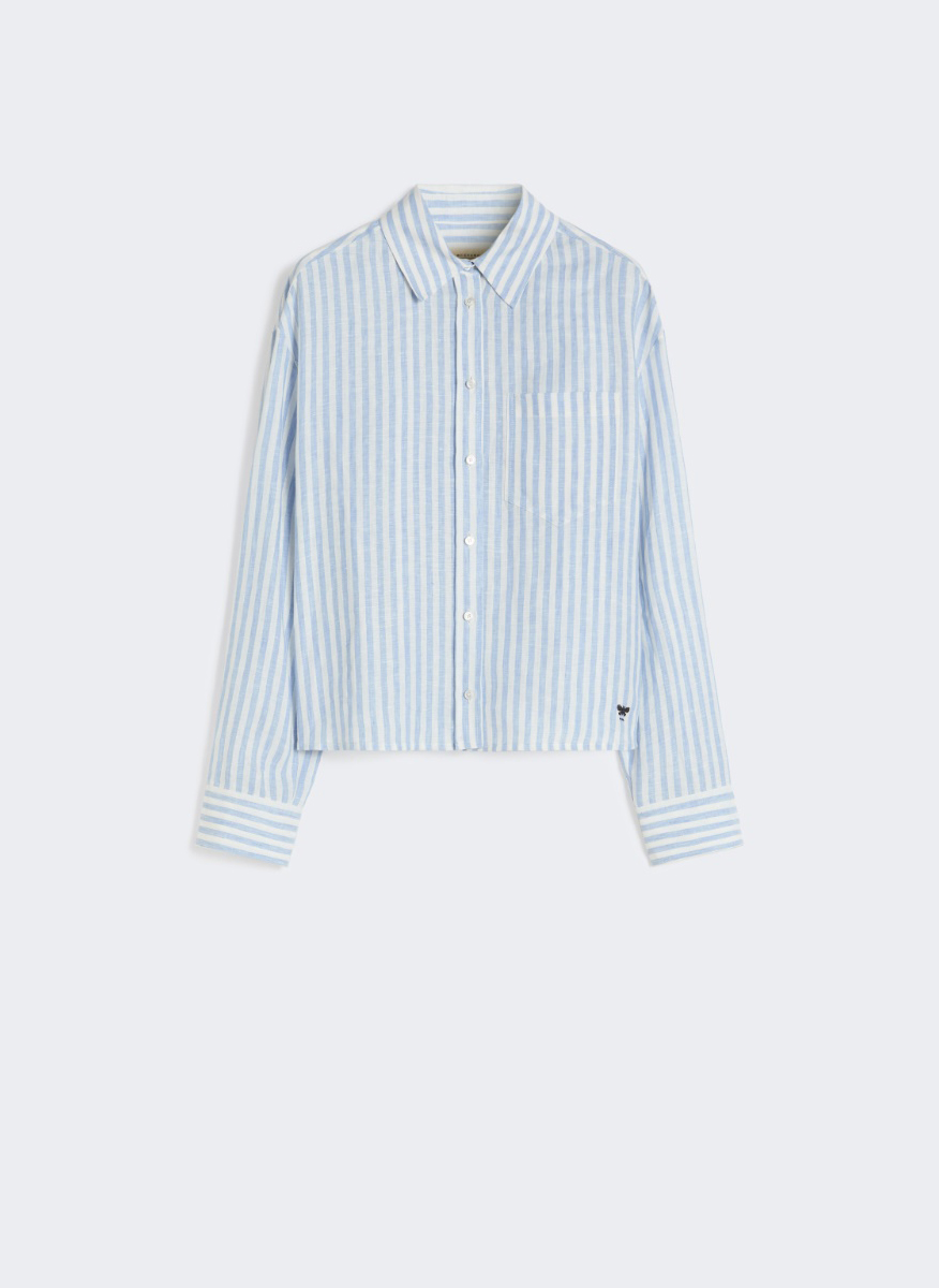 Раирана риза от лен Weekend Max Mara Wkdalbatro
