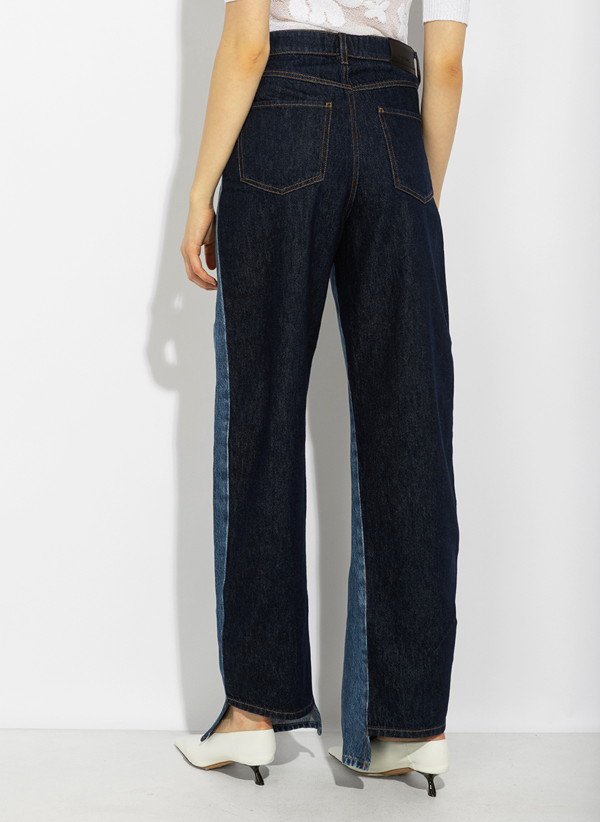 Деним с асиметричен мотив Sportmax Spxquarto
