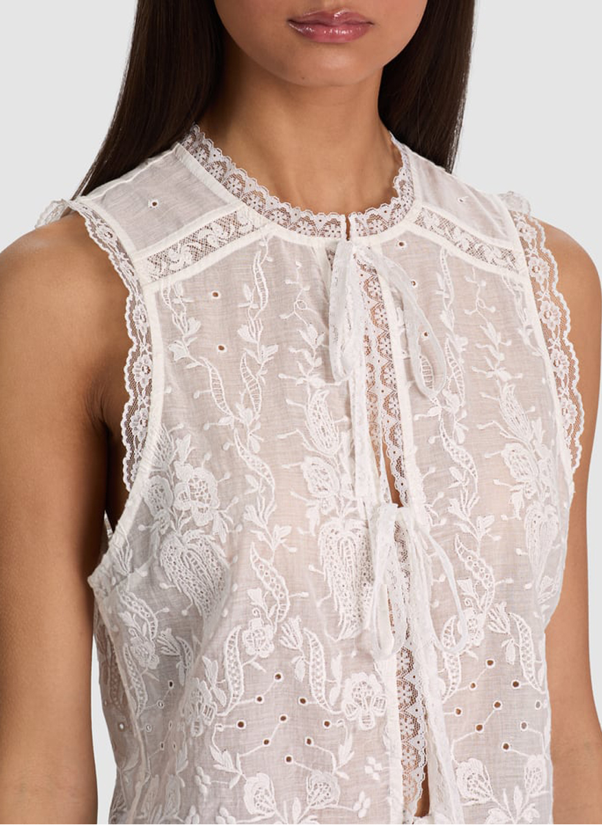 Топ с дантела 'Amal' Alice + Olivia