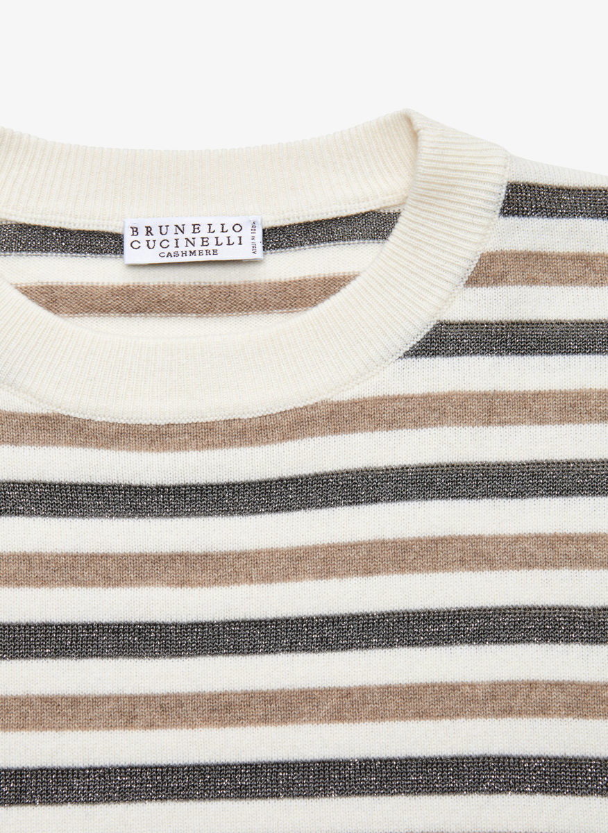 Brunello Cucinelli striped cashmere sweater