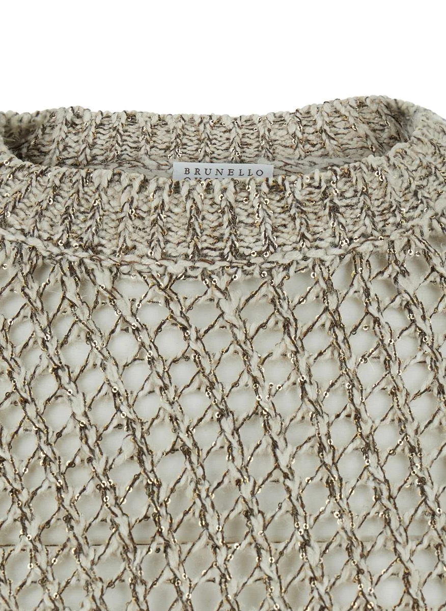 Brunello Cucinelli mesh sweater