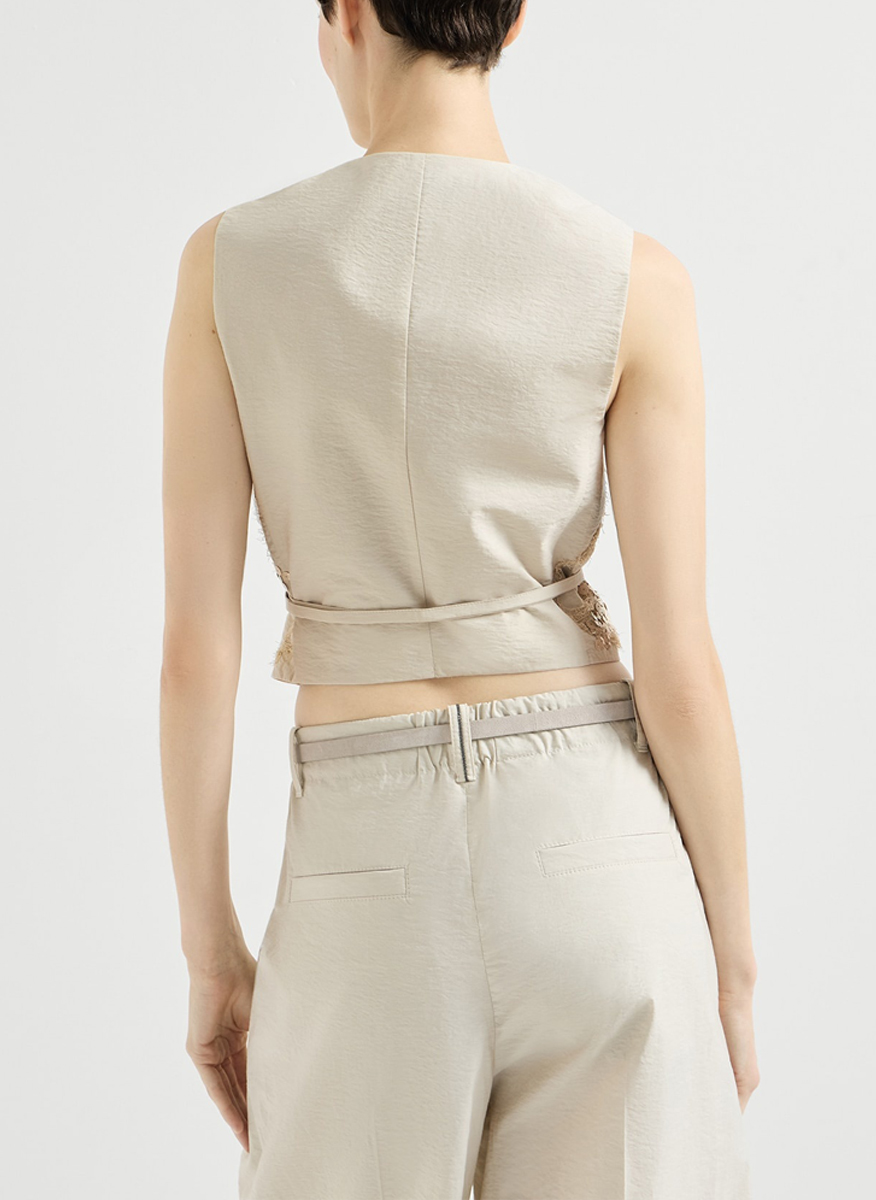 Brunello Cucinelli sequined vest
