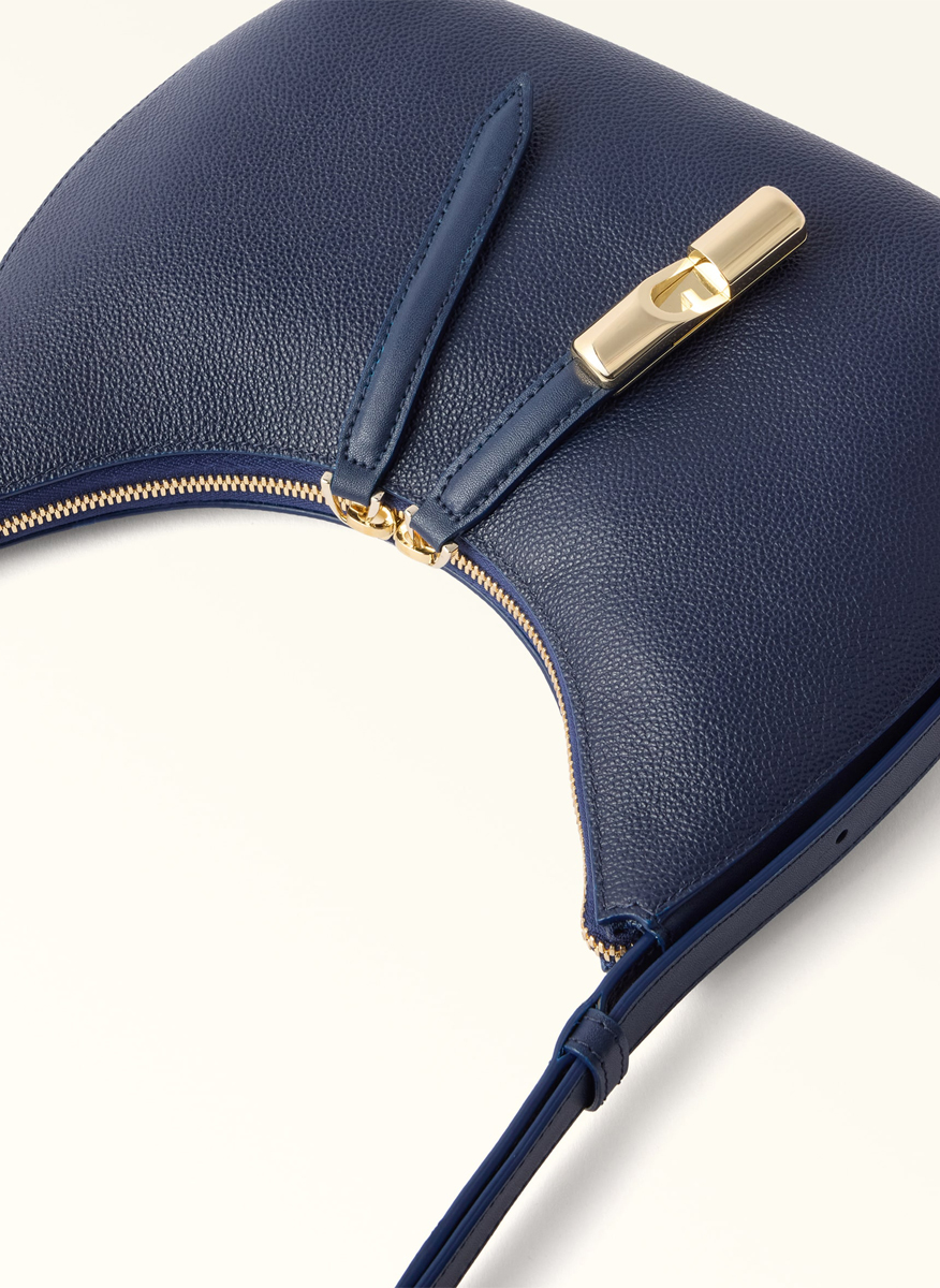Мини чанта Furla Goccia Ink Blue