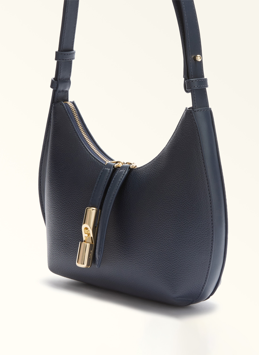 Мини чанта Furla Goccia Ink Blue