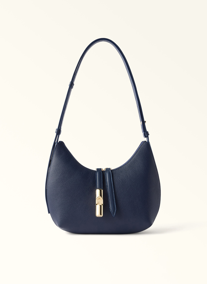 Мини чанта Furla Goccia Ink Blue
