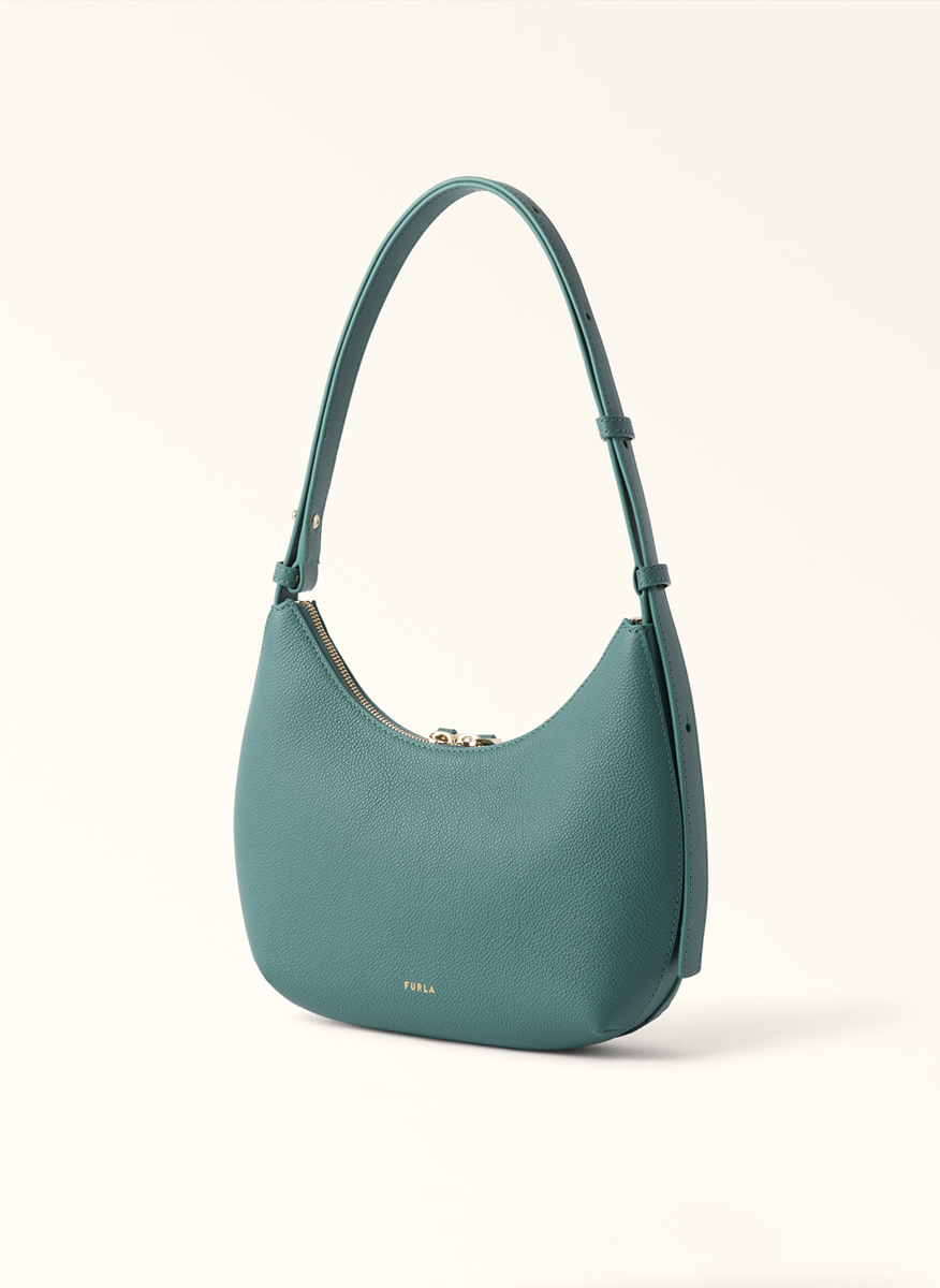 Мини чанта Furla Goccia Amatore Edera Green