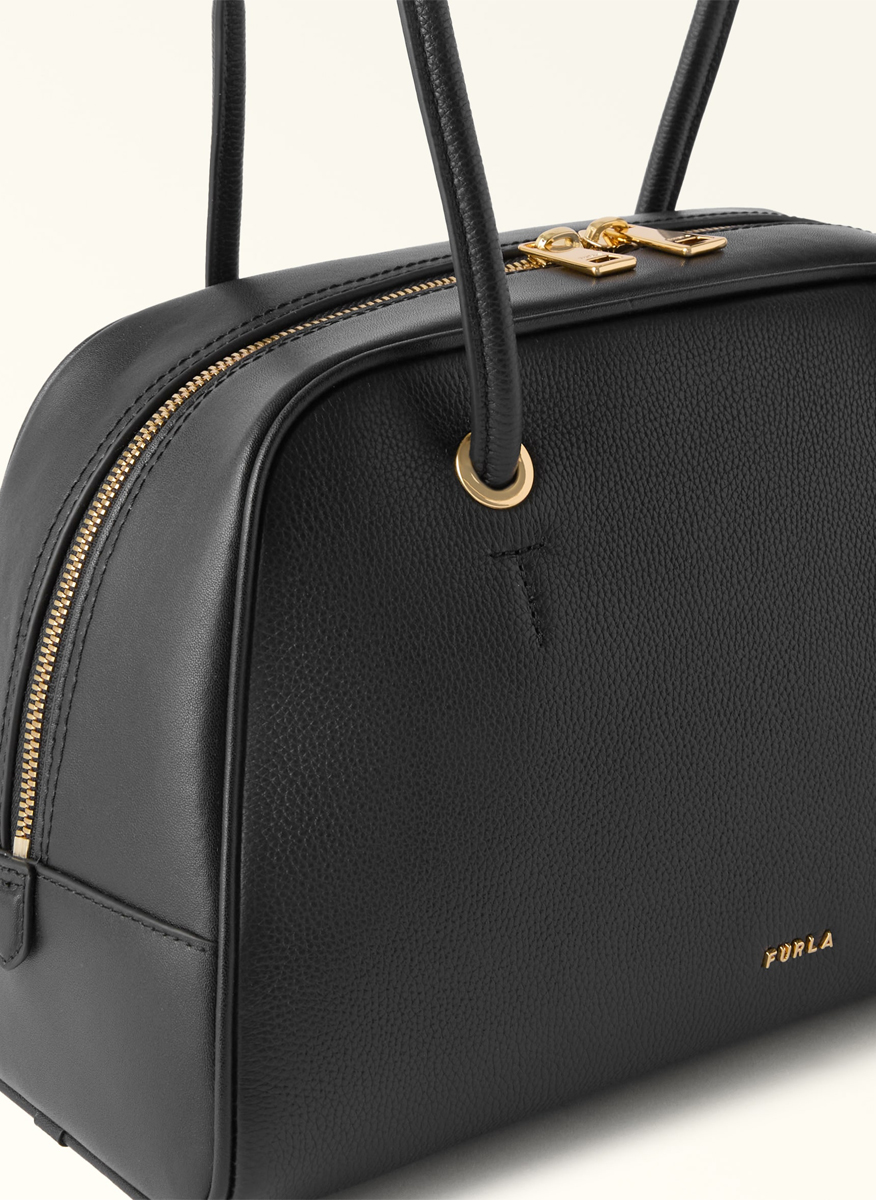Чанта Furla Poppy Dome Nero M