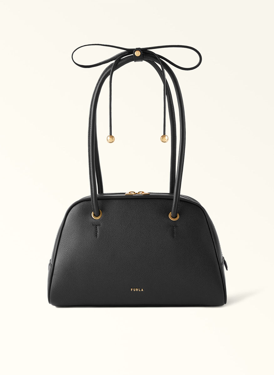 Чанта Furla Poppy Dome Nero M