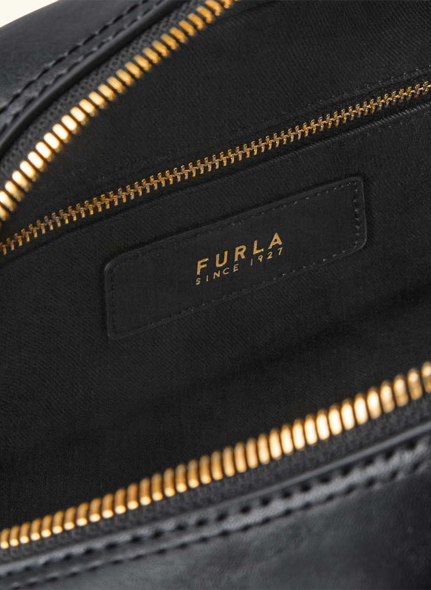 Чанта Furla Poppy Dome Nero M