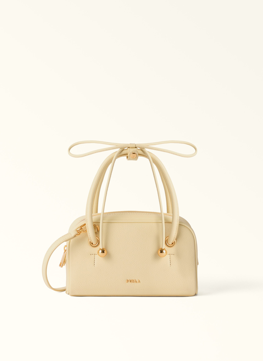 Чанта Furla Poppy Dome Cremino