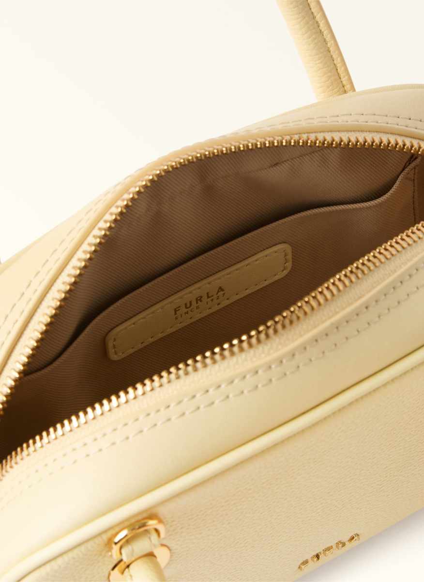 Чанта Furla Poppy Dome Cremino