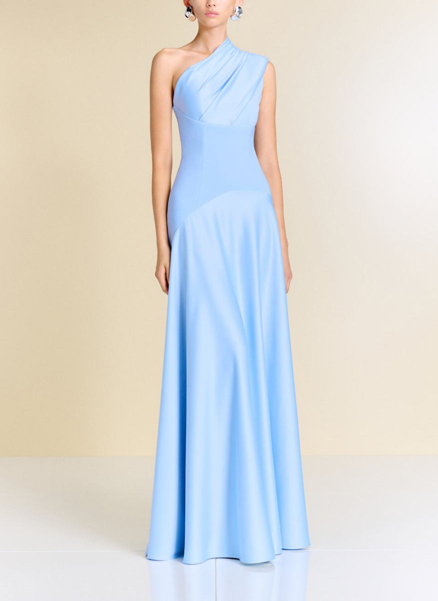 Рокля с 'One-shoulder' дизайн 'Gabriella' Solace London