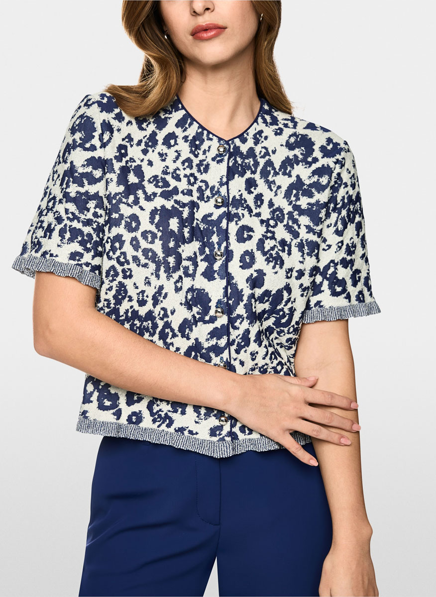 Жилетка с 'wavy' мотив Marc Cain Collections