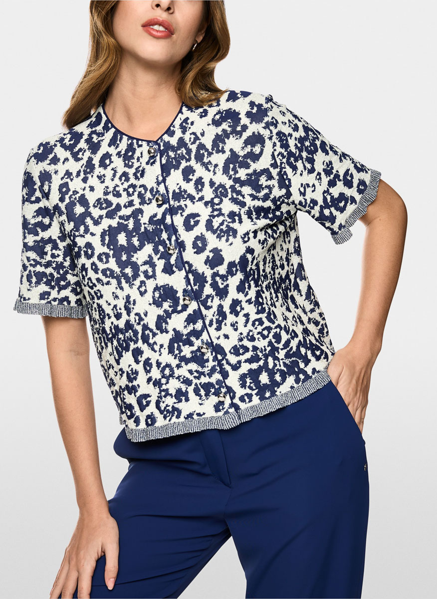 Жилетка с 'wavy' мотив Marc Cain Collections