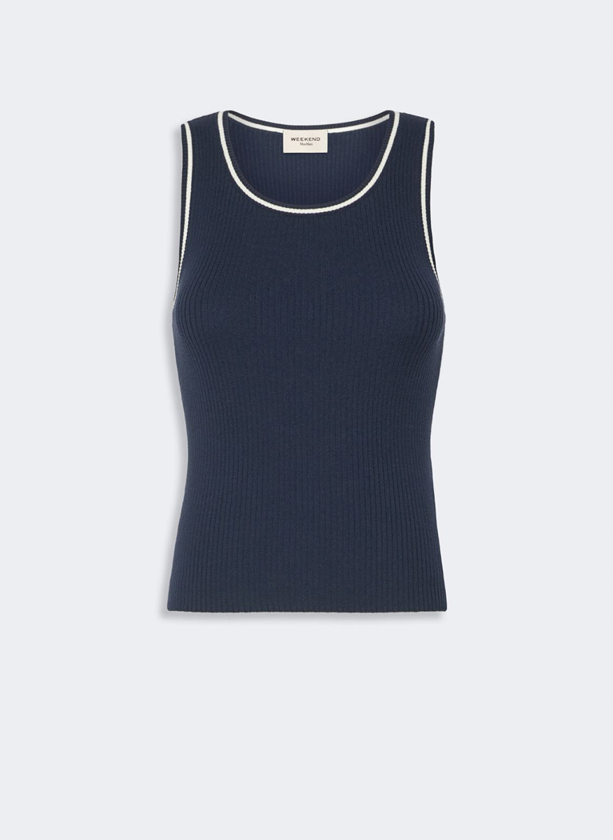 Рипсен топ Weekend Max Mara Wkdtaro