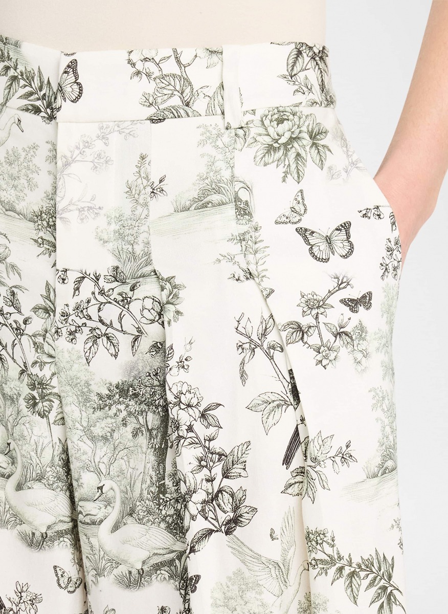Alice + Olivia 'Blaire' printed trousers
