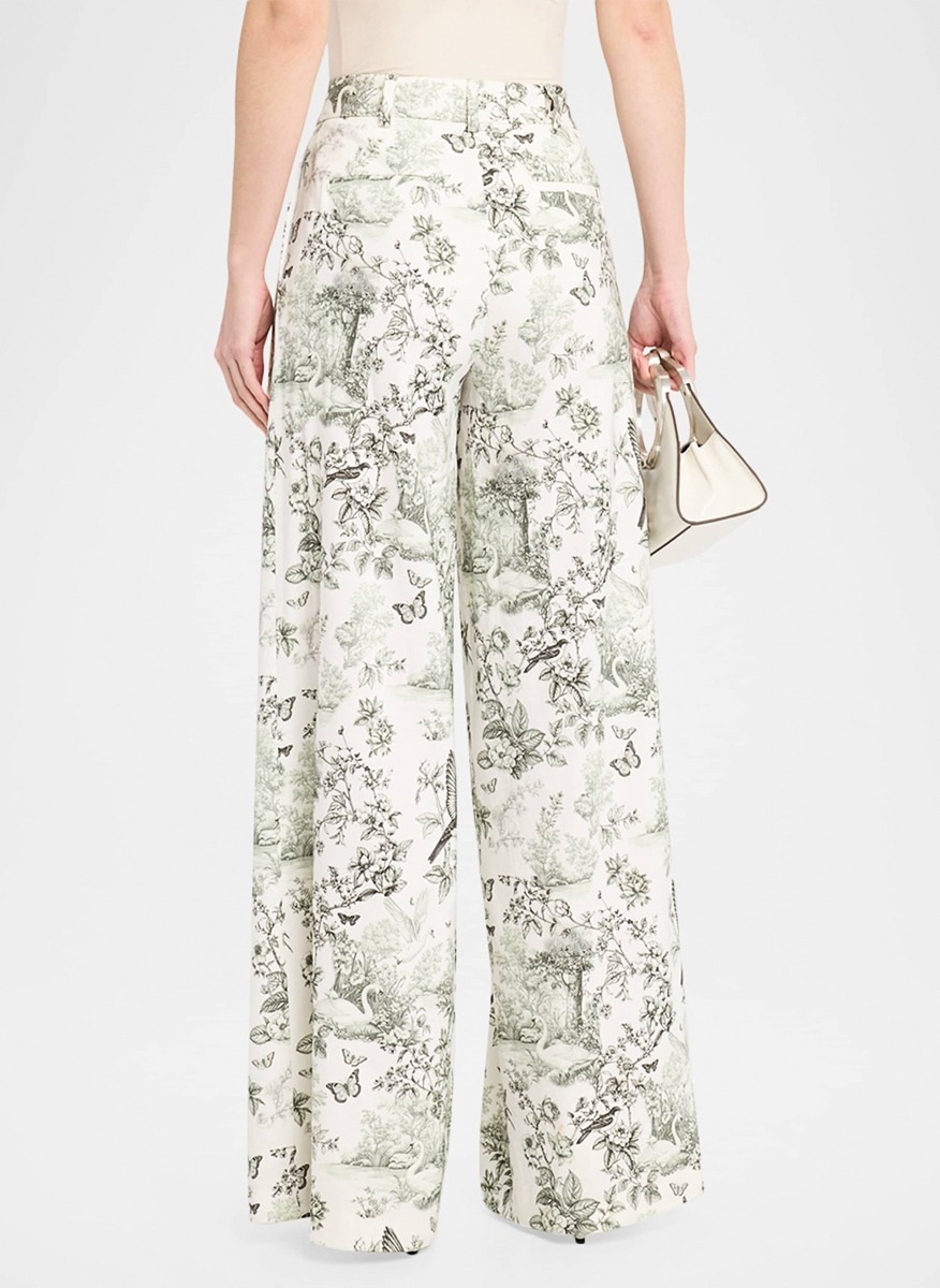 Alice + Olivia 'Blaire' printed trousers