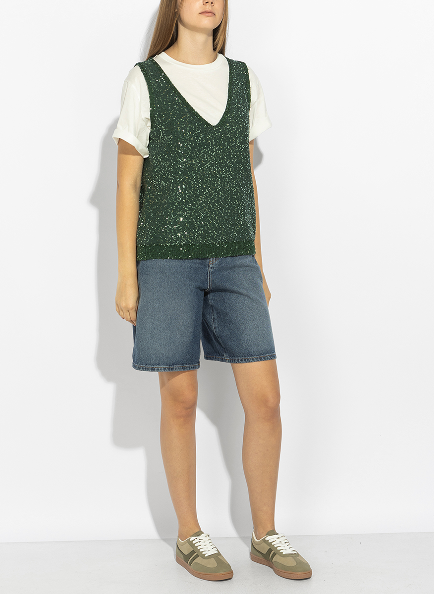 Топ с пайети Weekend Max Mara Wkdmilord