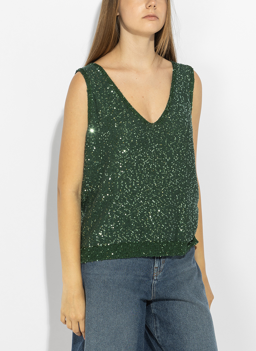 Топ с пайети Weekend Max Mara Wkdmilord