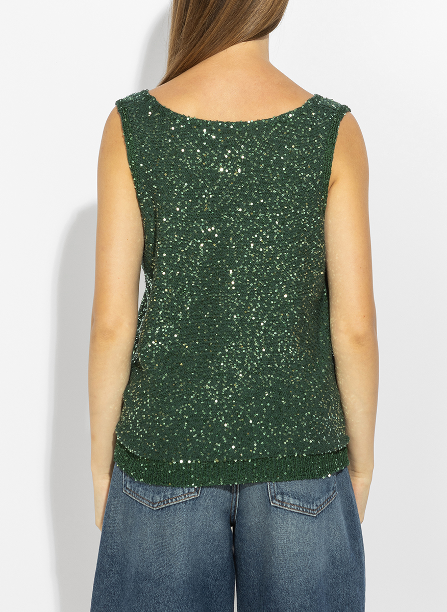Топ с пайети Weekend Max Mara Wkdmilord