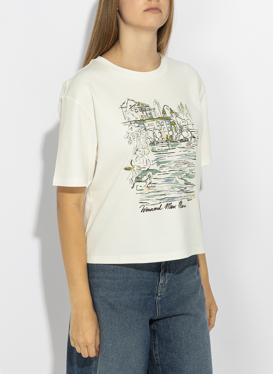 Тишърт 'Boxy fit' Weekend Max Mara Wkdsala