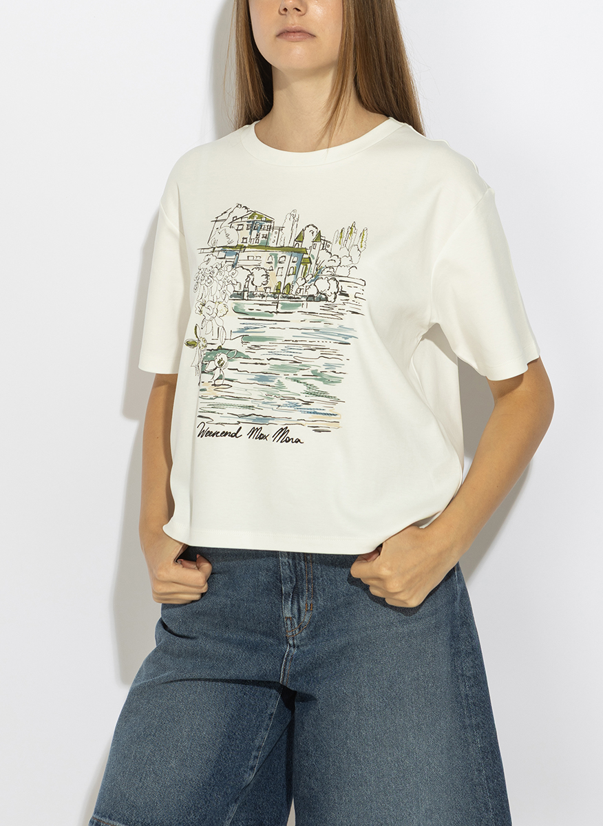 Тишърт 'Boxy fit' Weekend Max Mara Wkdsala