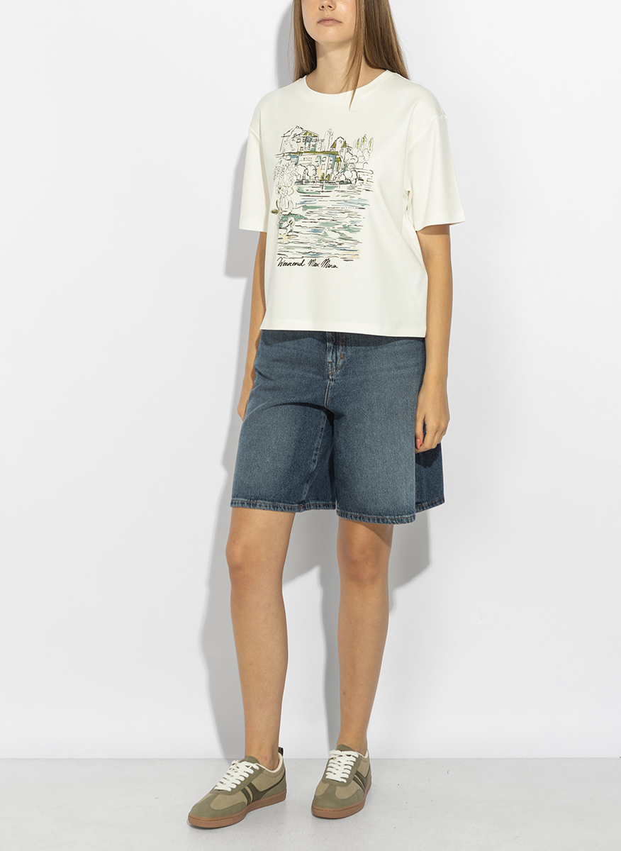 Тишърт 'Boxy fit' Weekend Max Mara Wkdsala