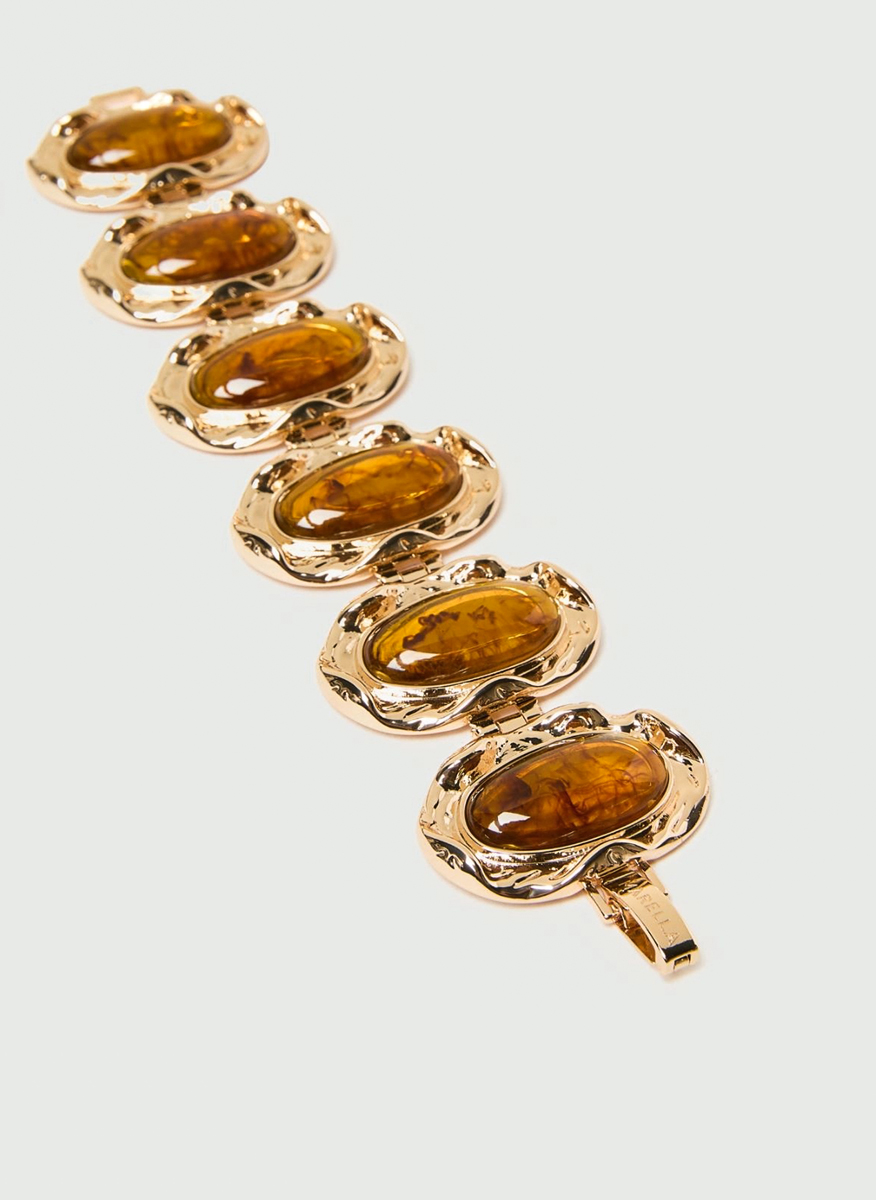 Гривна 'Tiger's eye-effect' Marella Mlapolo