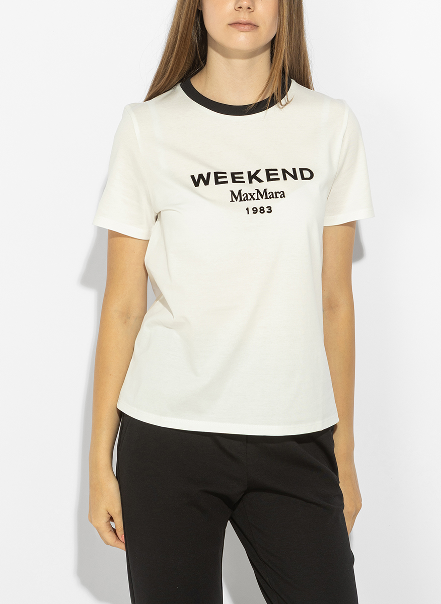 Тишърт с принт Weekend Max Mara Wkdedison