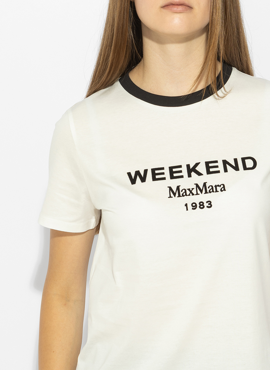 Тишърт с принт Weekend Max Mara Wkdedison