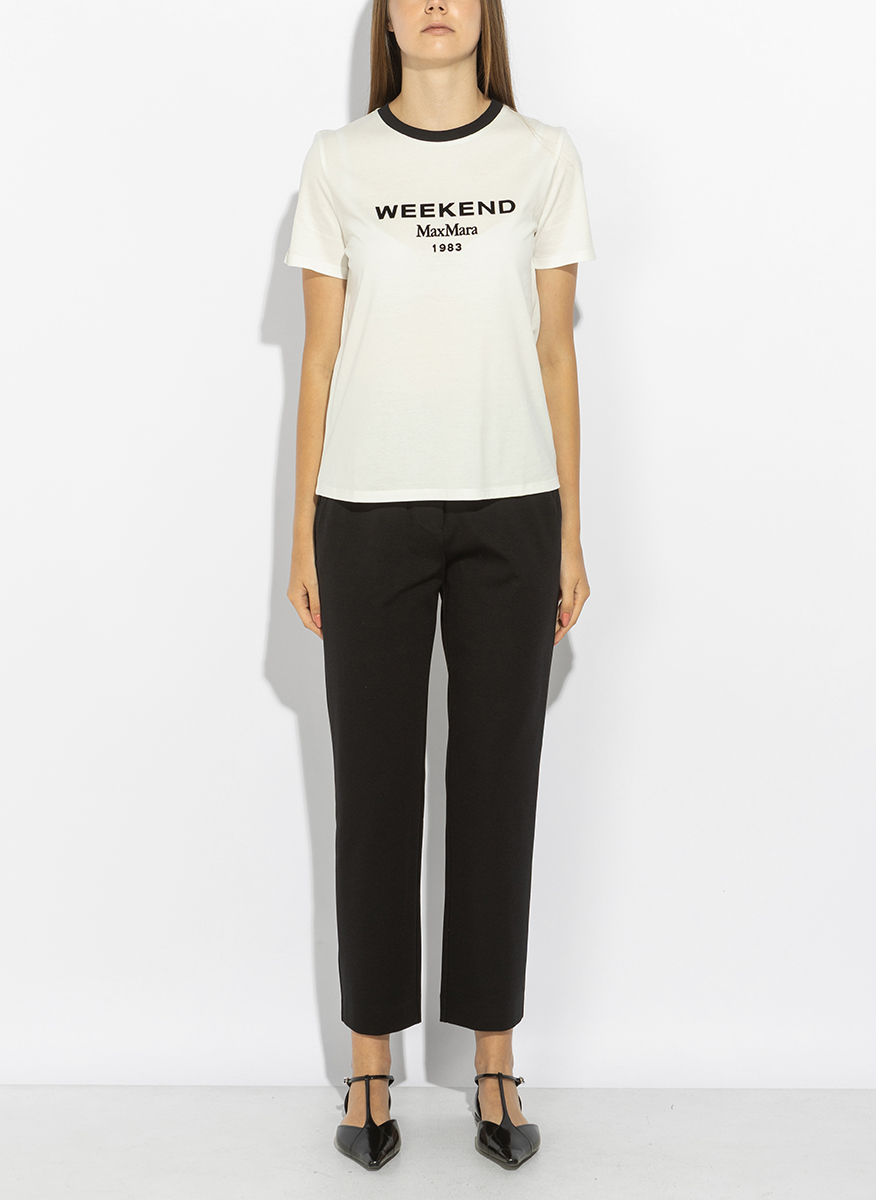 Тишърт с принт Weekend Max Mara Wkdedison