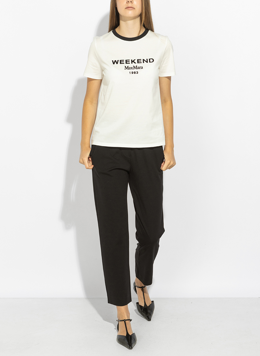 Тишърт с принт Weekend Max Mara Wkdedison