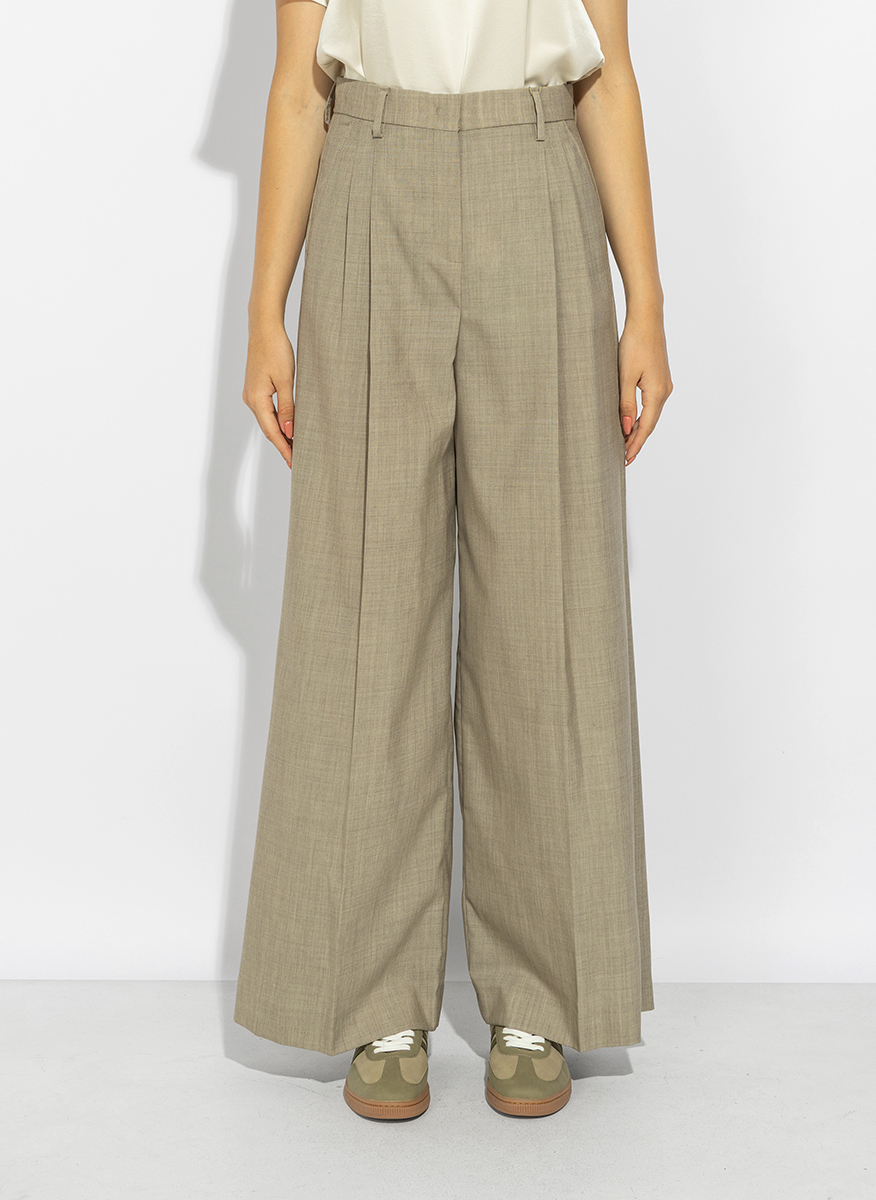 Панталон от фина вълна Weekend Max Mara Wkdovvio