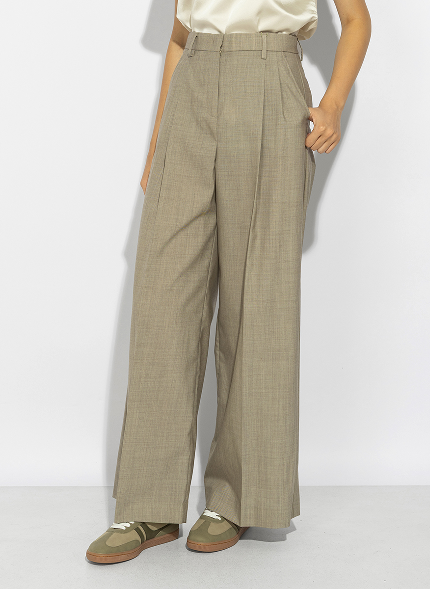 Панталон от фина вълна Weekend Max Mara Wkdovvio