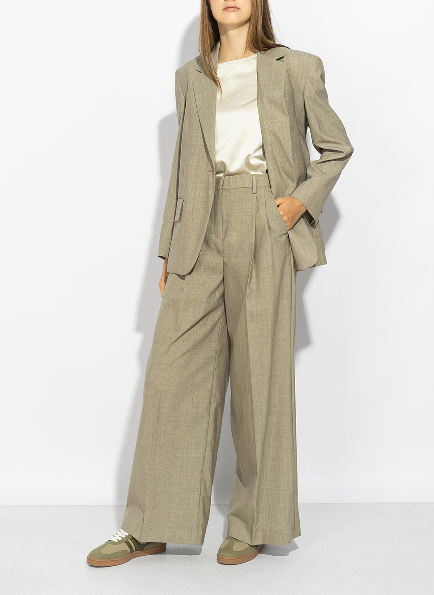 Панталон от фина вълна Weekend Max Mara Wkdovvio