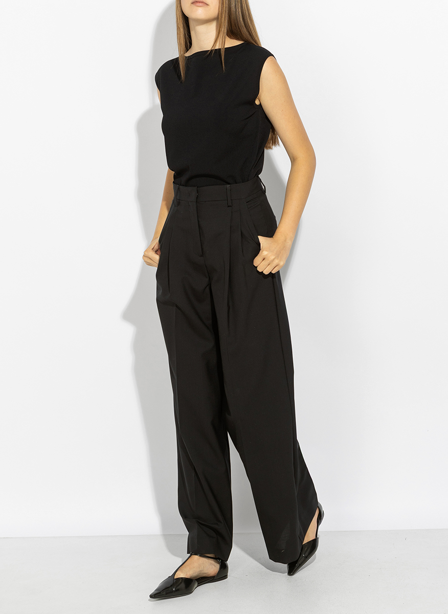 Панталон от фина вълна Weekend Max Mara Wkdovvio