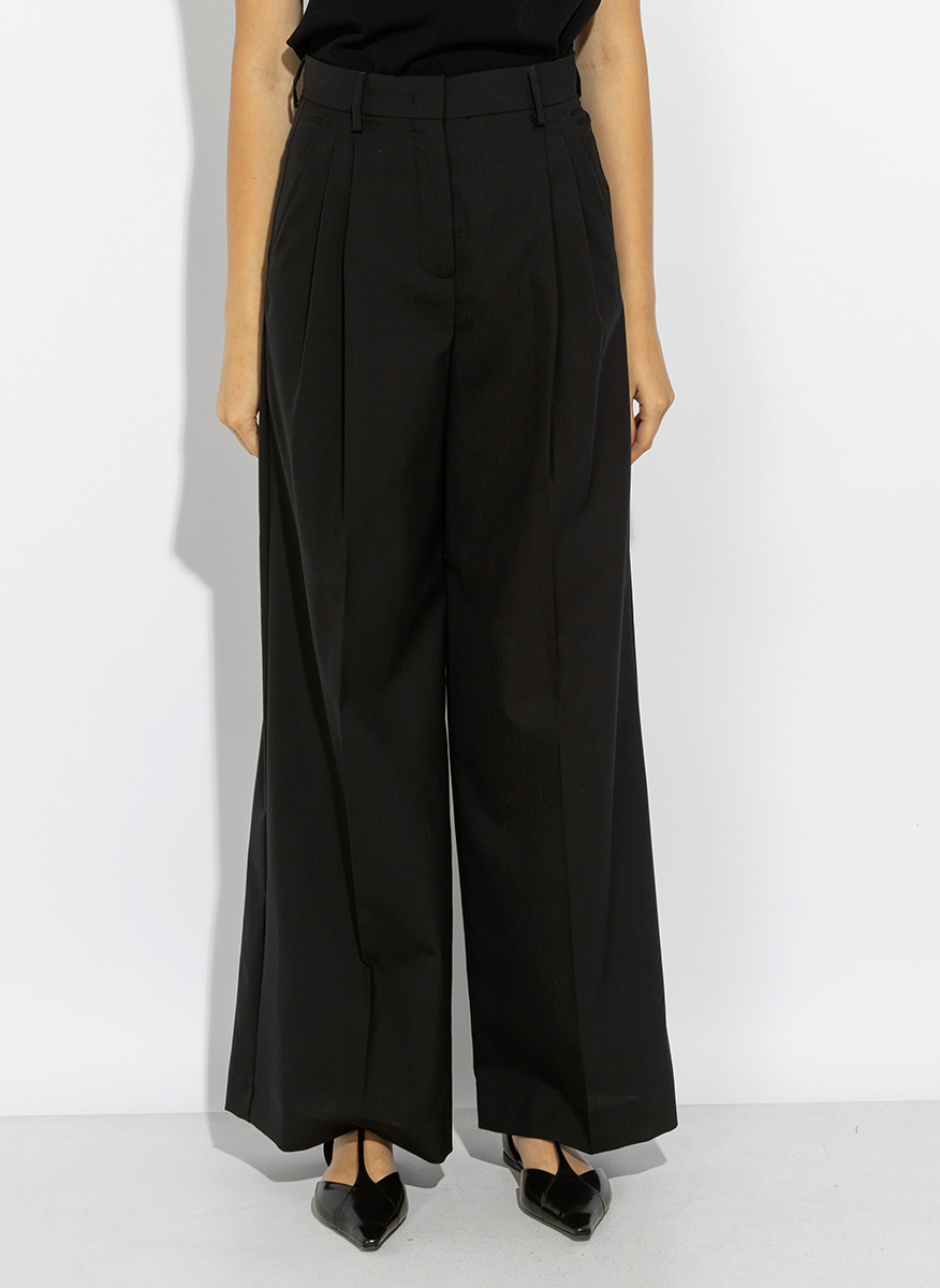 Панталон от фина вълна Weekend Max Mara Wkdovvio