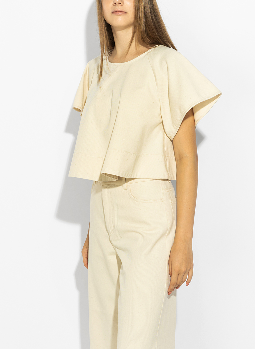 Блуза със скъсена дължина Weekend Max Mara Wkdforte
