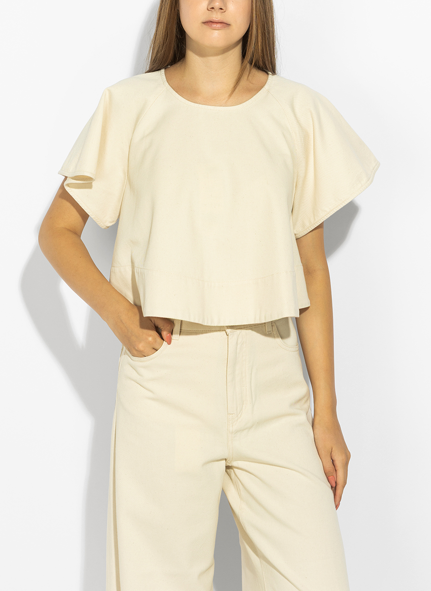 Блуза със скъсена дължина Weekend Max Mara Wkdforte