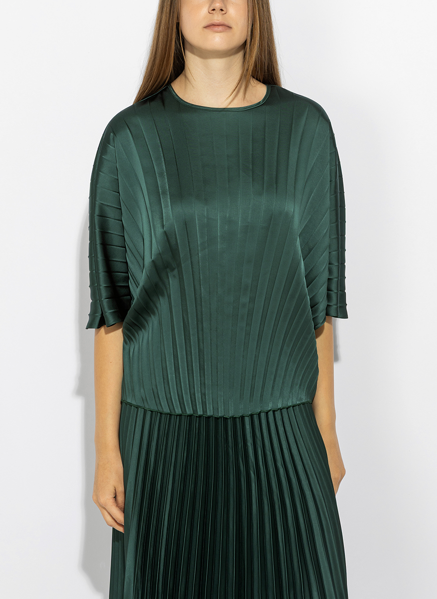 Блуза с плисиран дизайн Weekend Max Mara Wkdaureo
